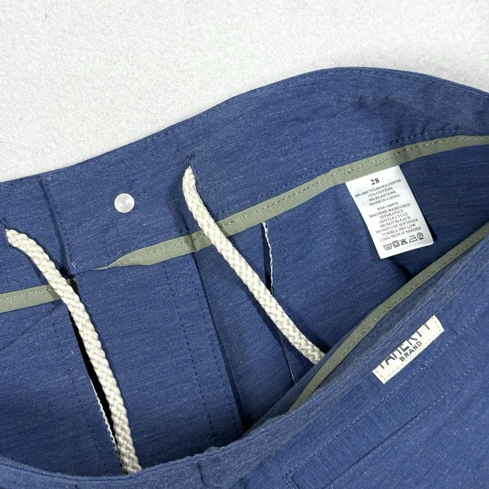 Faherty All Day Shorts Mens 28 Drawstring Performance Stretch Chino‎ 8